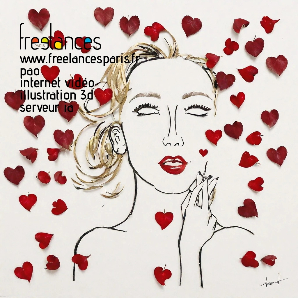 Pao mise en page internet vidéo illustration 3d serveur IA générative AI freelance paris studio de création magazines yrpiop20